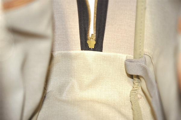 Authentic Louis Vuitton Monogram Deauville Hand Bag M47270 LV Junk 6044J