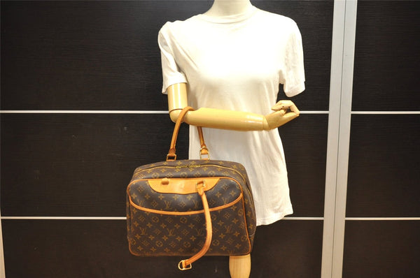 Authentic Louis Vuitton Monogram Deauville Hand Bag M47270 LV Junk 6044J