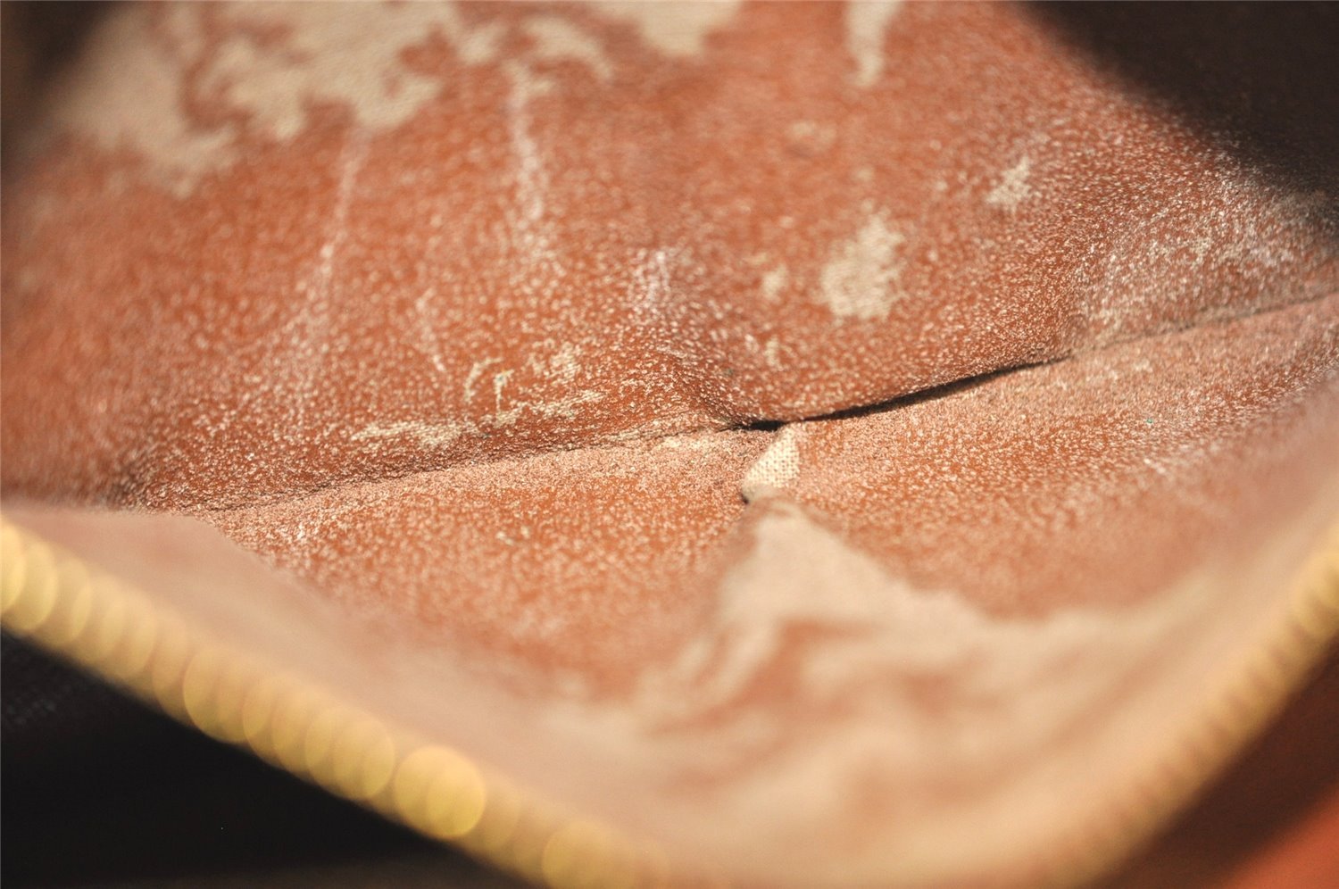 Auth Louis Vuitton Monogram Marly Dragonne GM M51825 Clutch Hand Bag Junk 6045I