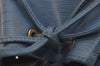 Authentic Louis Vuitton Epi Petit Noe Shoulder Drawstring Bag M44105 Blue 6045J