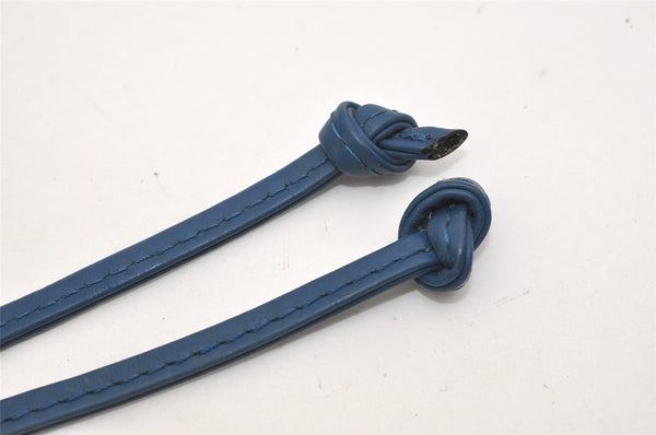 Authentic Louis Vuitton Epi Petit Noe Shoulder Drawstring Bag M44105 Blue 6045J