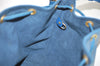 Authentic Louis Vuitton Epi Petit Noe Shoulder Drawstring Bag M44105 Blue 6045J