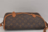 Authentic Louis Vuitton Monogram Gibeciere MM Shoulder Cross Bag M42247 LV 6046J