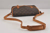 Authentic Louis Vuitton Monogram Gibeciere MM Shoulder Cross Bag M42247 LV 6046J