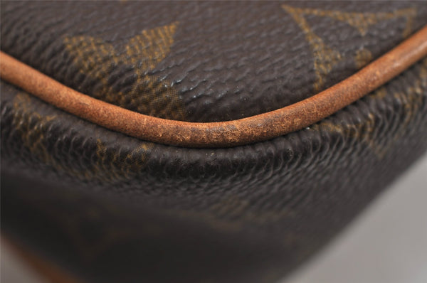 Authentic Louis Vuitton Monogram Gibeciere MM Shoulder Cross Bag M42247 LV 6046J