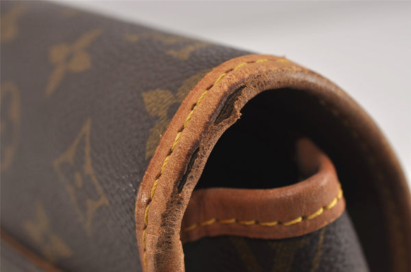 Authentic Louis Vuitton Monogram Gibeciere MM Shoulder Cross Bag M42247 LV 6046J