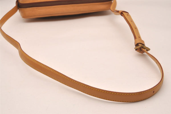 Authentic Louis Vuitton Epi Jeune Fille Shoulder Cross Bag Beige M52156 LV 6047J
