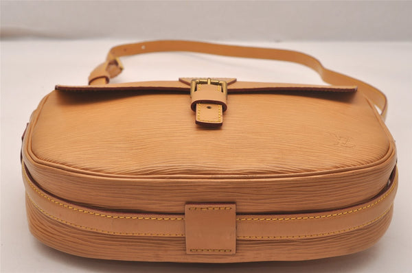 Authentic Louis Vuitton Epi Jeune Fille Shoulder Cross Bag Beige M52156 LV 6047J