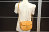 Authentic Louis Vuitton Epi Jeune Fille Shoulder Cross Bag Beige M52156 LV 6047J