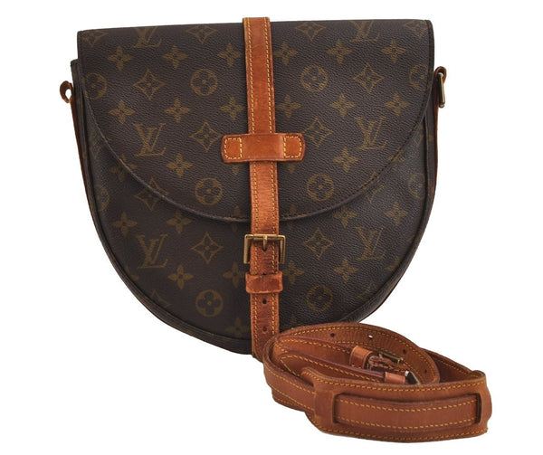 Authentic Louis Vuitton Monogram Chantilly GM Shoulder Bag M51232 LV Junk 6048J