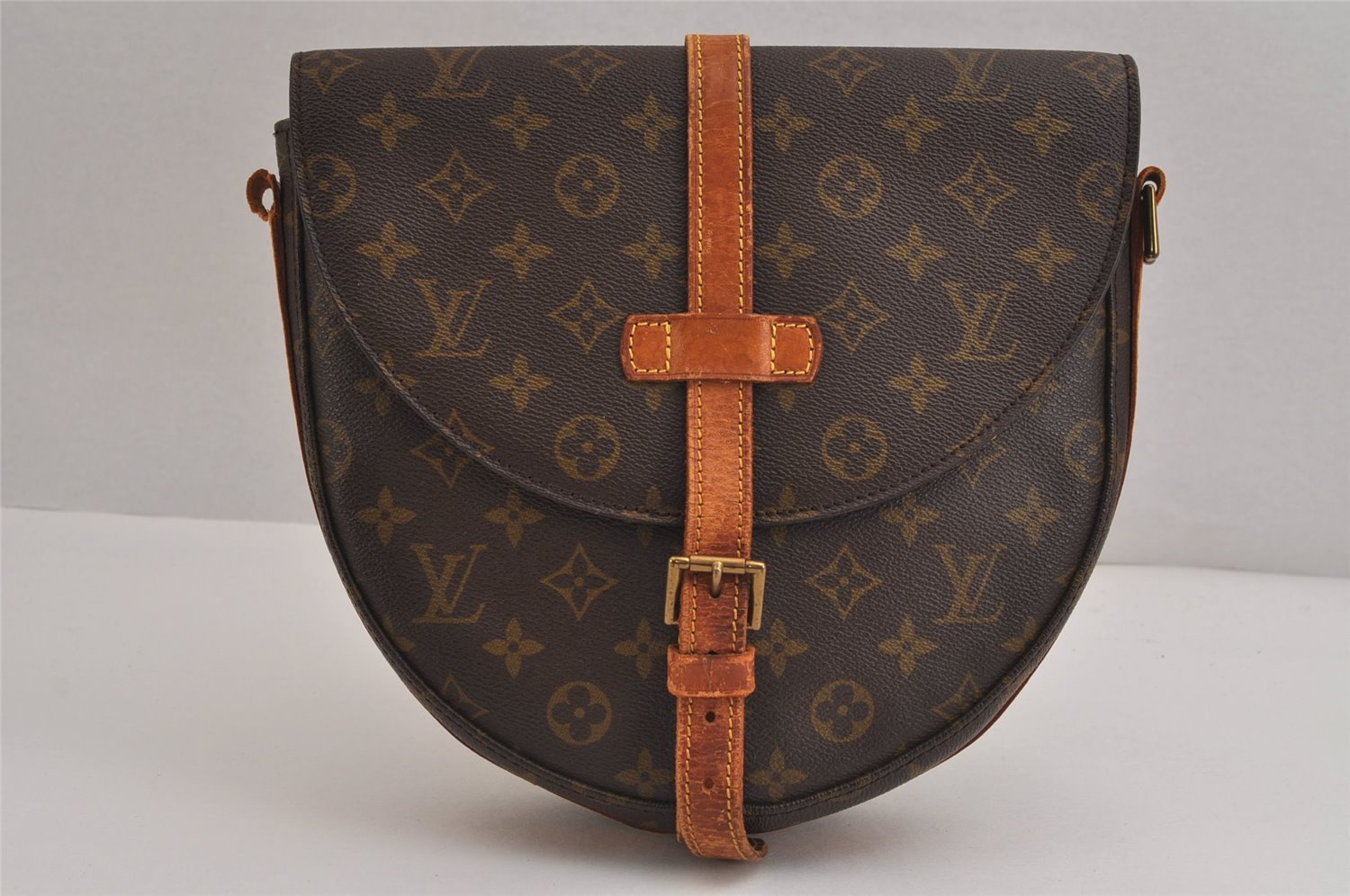 Authentic Louis Vuitton Monogram Chantilly GM Shoulder Bag M51232 LV Junk 6048J