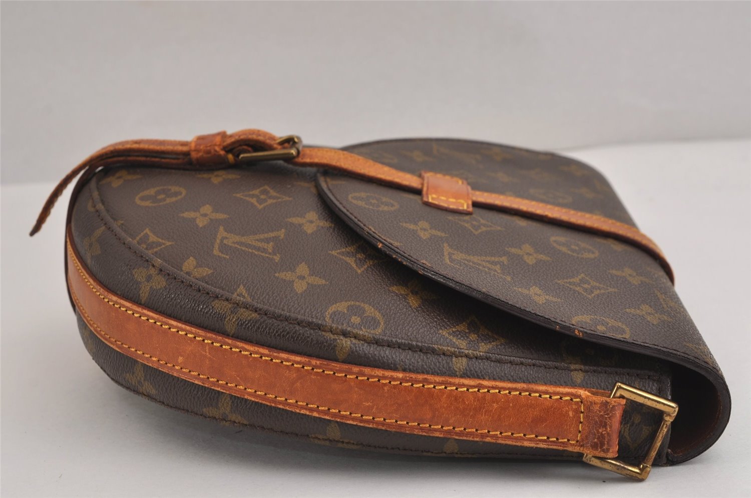 Authentic Louis Vuitton Monogram Chantilly GM Shoulder Bag M51232 LV Junk 6048J
