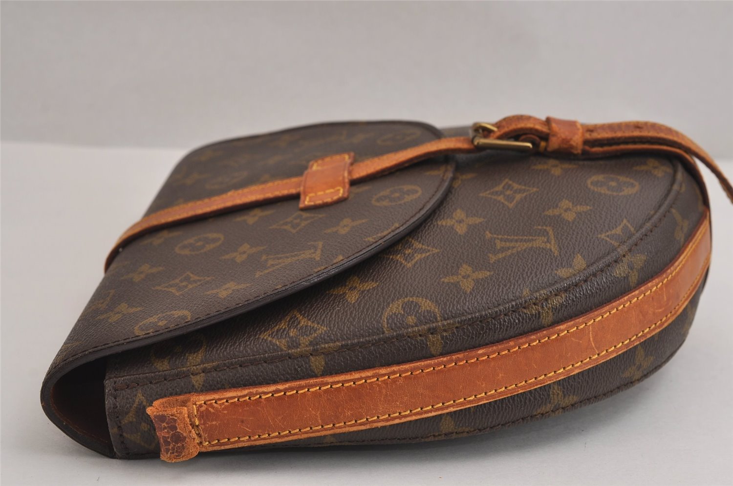 Authentic Louis Vuitton Monogram Chantilly GM Shoulder Bag M51232 LV Junk 6048J