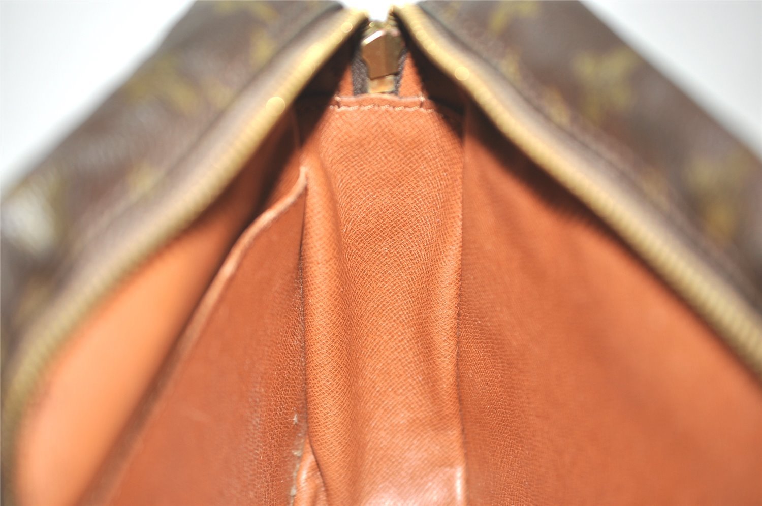 Authentic Louis Vuitton Monogram Compiegne 28 Clutch Hand Bag M51845 LV 6049I