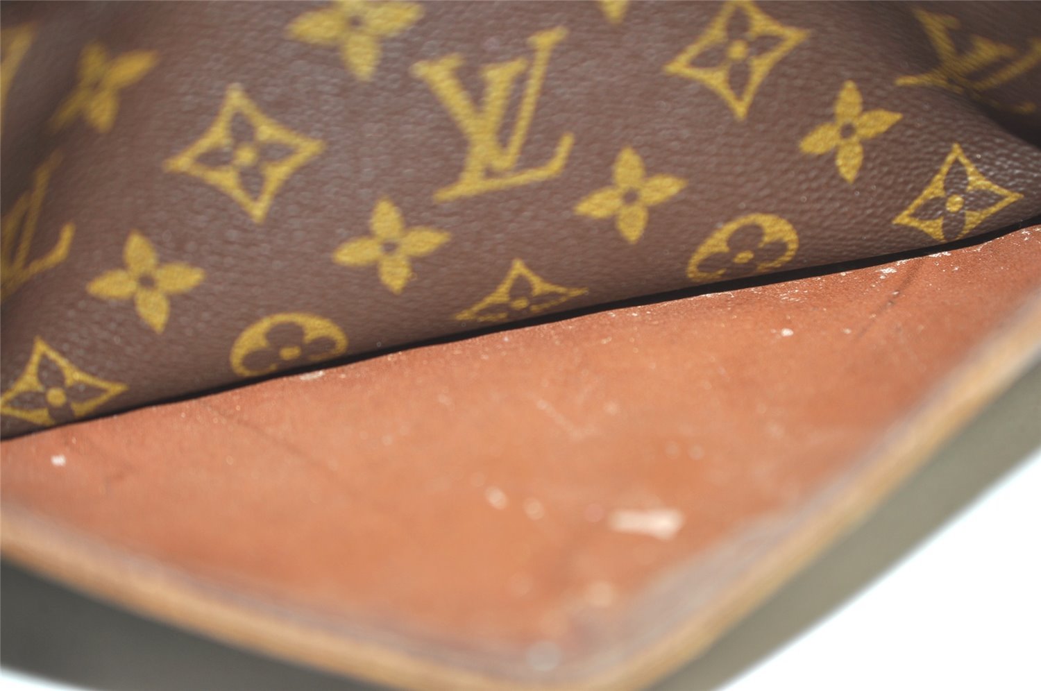 Authentic Louis Vuitton Monogram Compiegne 28 Clutch Hand Bag M51845 LV 6049I