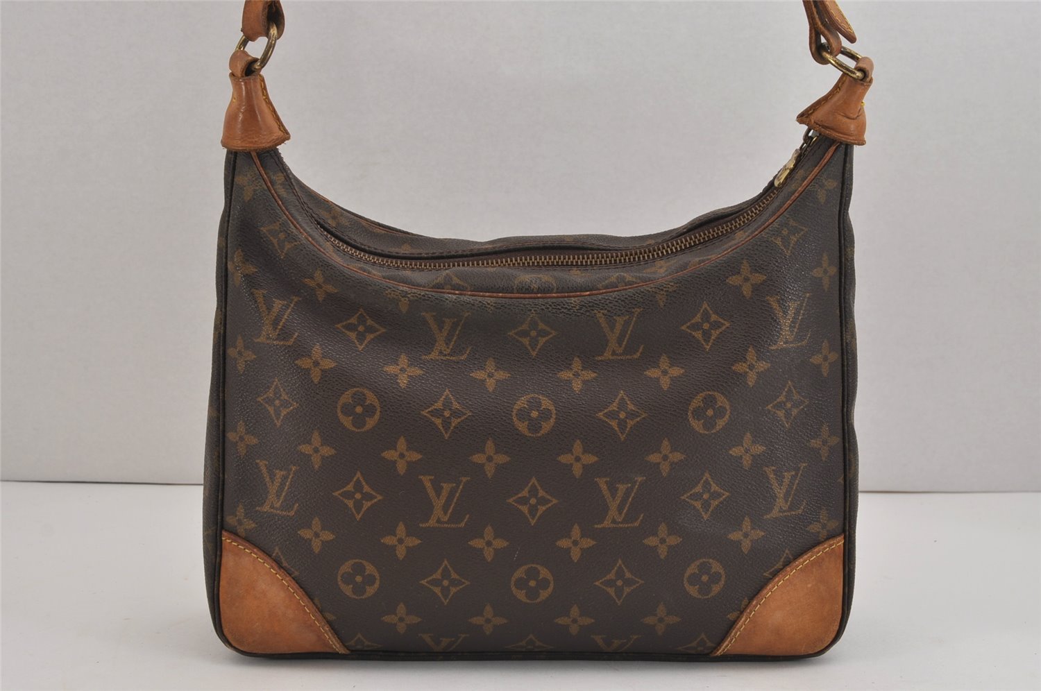 Authentic Louis Vuitton Monogram Boulogne 30 Shoulder Cross Bag M52165 LV 6049J