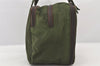 Authentic PRADA Vintage Nylon Tessuto Hand Bag Purse Khaki Green 6049K