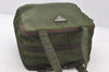 Authentic PRADA Vintage Nylon Tessuto Hand Bag Purse Khaki Green 6049K