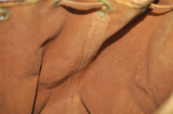 Authentic Louis Vuitton Monogram Noe Shoulder Drawstring Bag M42224 LV 6050I