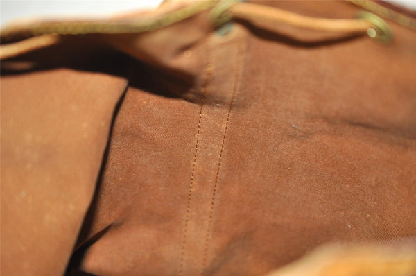 Authentic Louis Vuitton Monogram Noe Shoulder Drawstring Bag M42224 LV 6050I