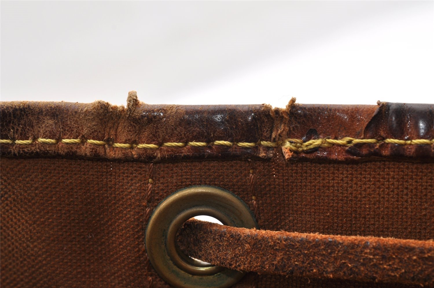 Authentic Louis Vuitton Monogram Noe Shoulder Drawstring Bag M42224 LV 6050I