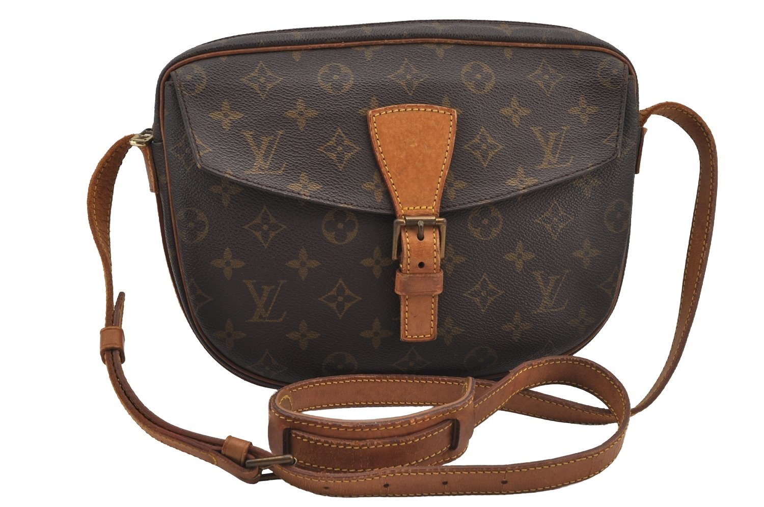 Authentic Louis Vuitton Monogram Jeune Fille MM M51226 Shoulder Cross Bag 6050J