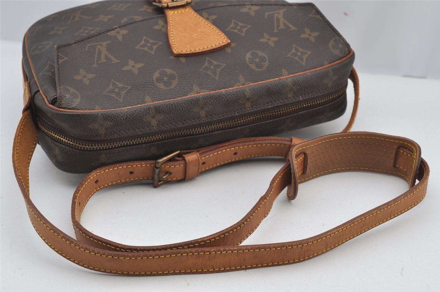 Authentic Louis Vuitton Monogram Jeune Fille MM M51226 Shoulder Cross Bag 6050J