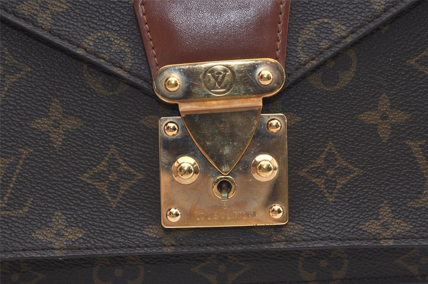Authentic Louis Vuitton Monogram Monceau 2Way Shoulder Hand Bag M51187 LV 6051J