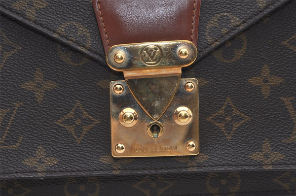 Authentic Louis Vuitton Monogram Monceau 2Way Shoulder Hand Bag M51187 LV 6051J