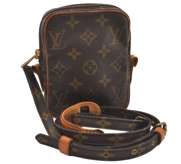 Auth Louis Vuitton Monogram Mini Poche Danube Shoulder Bag M45268 Junk 6053J
