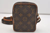 Auth Louis Vuitton Monogram Mini Poche Danube Shoulder Bag M45268 Junk 6053J