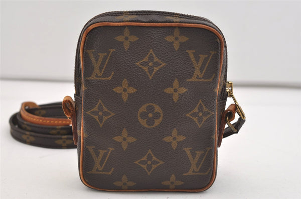 Auth Louis Vuitton Monogram Mini Poche Danube Shoulder Bag M45268 Junk 6053J