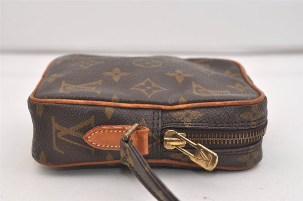 Auth Louis Vuitton Monogram Mini Poche Danube Shoulder Bag M45268 Junk 6053J