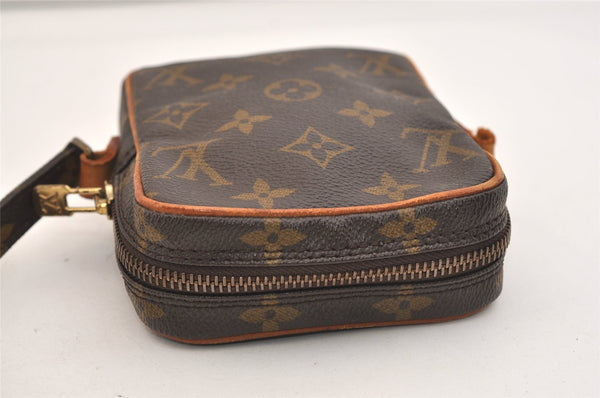 Auth Louis Vuitton Monogram Mini Poche Danube Shoulder Bag M45268 Junk 6053J