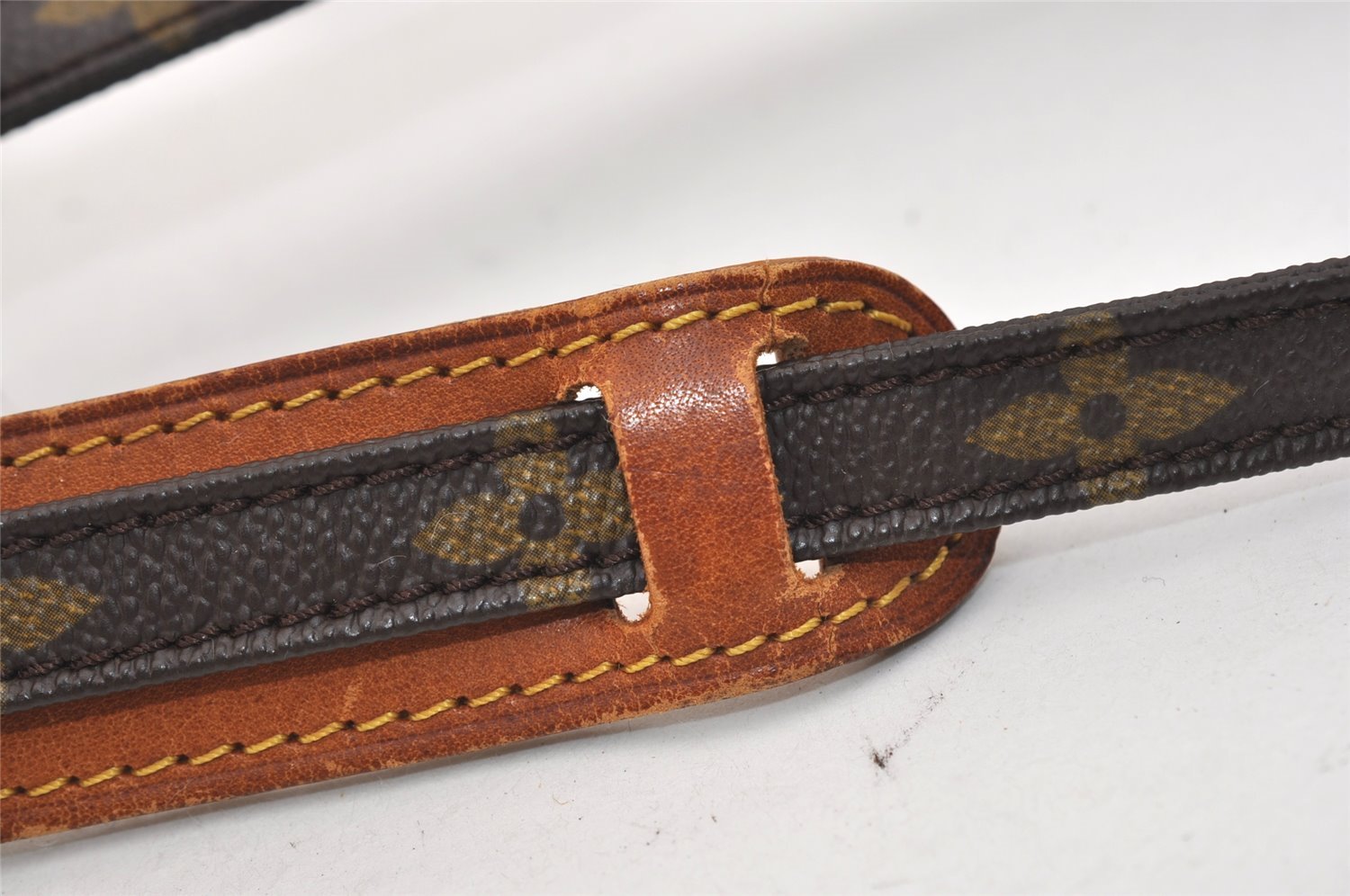 Auth Louis Vuitton Monogram Mini Poche Danube Shoulder Bag M45268 Junk 6053J