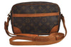 Authentic Louis Vuitton Monogram Trocadero 23 Shoulder Cross Bag M51276 LV 6054J