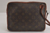 Authentic Louis Vuitton Monogram Pochette Sport Clutch Bag Old Model Junk 6055J
