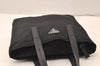 Authentic PRADA Vintage Nylon Tessuto Leather Hand Bag Purse Black 6056K