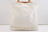Authentic Louis Vuitton Fondation Exclusive Shoulder Tote Bag Canvas White 6057J