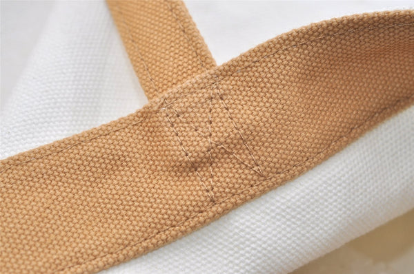 Authentic Louis Vuitton Fondation Exclusive Shoulder Tote Bag Canvas White 6057J