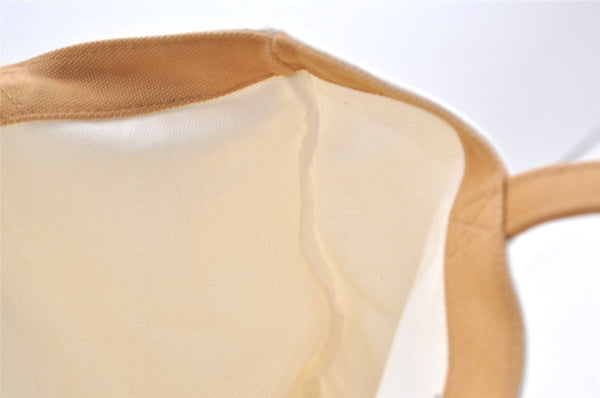 Authentic Louis Vuitton Fondation Exclusive Shoulder Tote Bag Canvas White 6057J