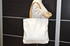 Authentic Louis Vuitton Fondation Exclusive Shoulder Tote Bag Canvas White 6057J