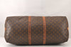 Auth Louis Vuitton Monogram Keepall Bandouliere 60 Boston Bag Old Model 6058K