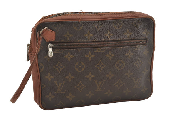 Authentic Louis Vuitton Monogram Pochette Sport Clutch Bag Old Model Junk 6059J