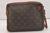 Authentic Louis Vuitton Monogram Pochette Sport Clutch Bag Old Model Junk 6059J