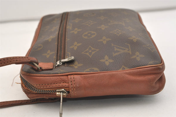Authentic Louis Vuitton Monogram Pochette Sport Clutch Bag Old Model Junk 6059J