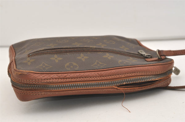 Authentic Louis Vuitton Monogram Pochette Sport Clutch Bag Old Model Junk 6059J