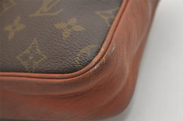 Authentic Louis Vuitton Monogram Pochette Sport Clutch Bag Old Model Junk 6059J