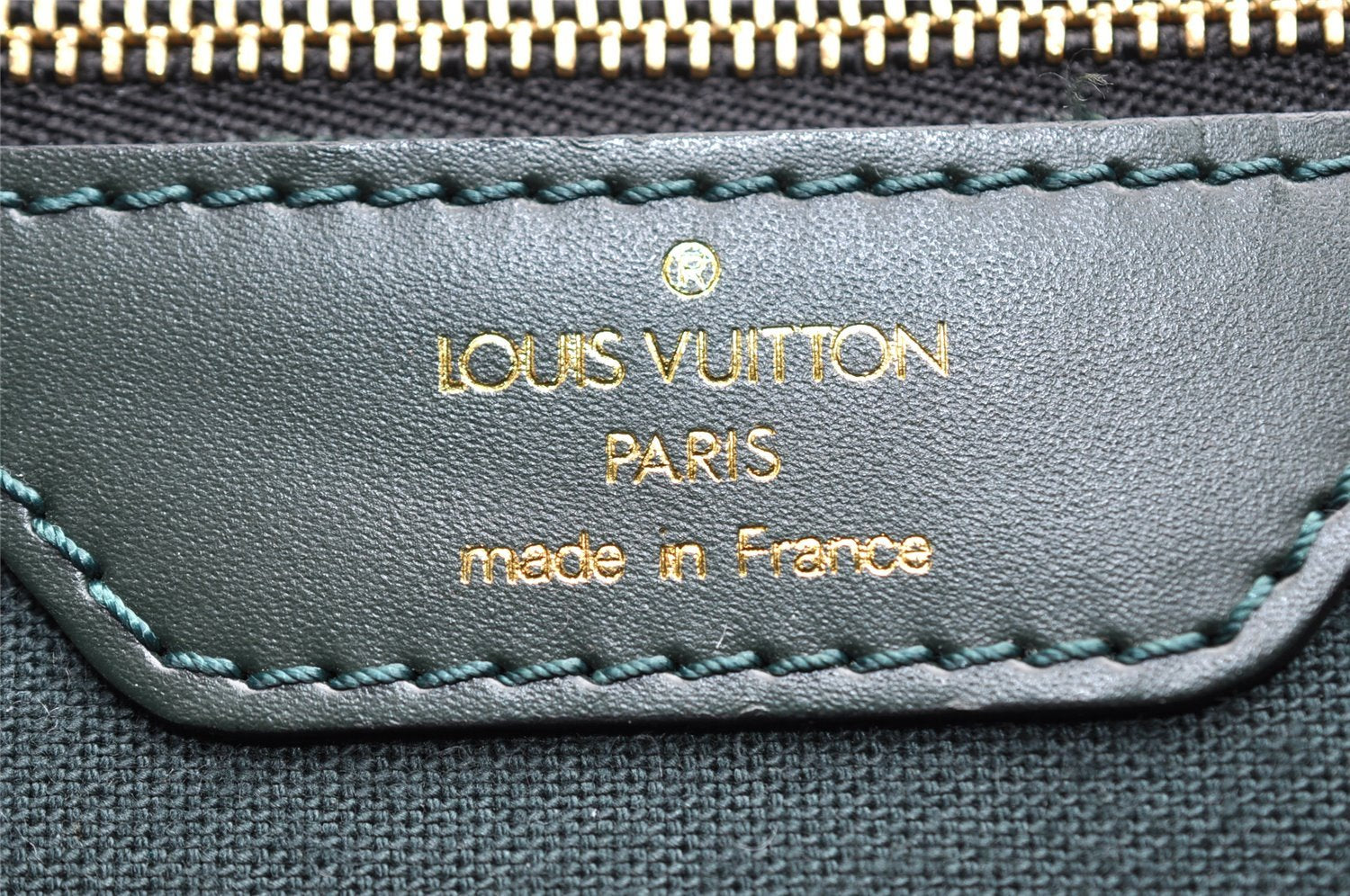 Authentic Louis Vuitton Taiga Cashier Backpack Green M30174 LV 6060I