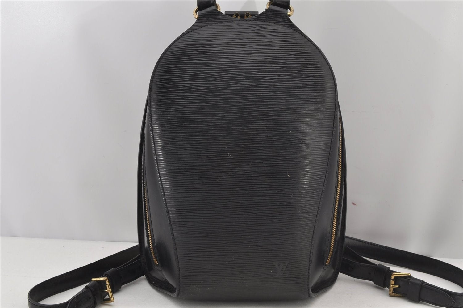 Authentic Louis Vuitton Epi Mabillon Backpack Black M52232 LV 6060J